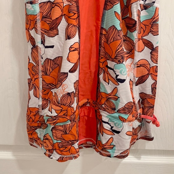 Lululemon Racerback Floral Coral Tank Top - Picture 7 of 14